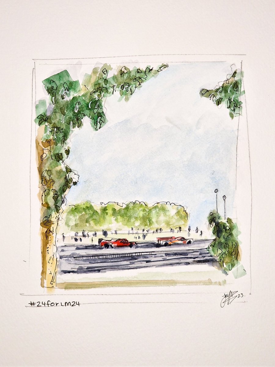 #24forLM24 - 24 Artworks in 24 Hours

-  Trackside (17/24) SOLD

Original artworks are for sale. Visit my bio link for more info and livestream!

#LeMansCentenary #LeMans #LeMans24 #LM24 #24HoursofLeMans 

jaysonfong.com/24forlm24