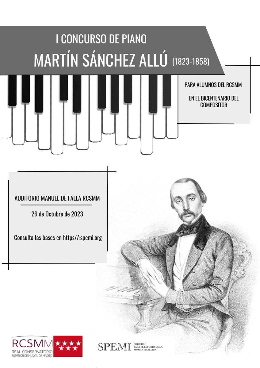 ¡Atención a todos los alumnos de piano del RCSMM!