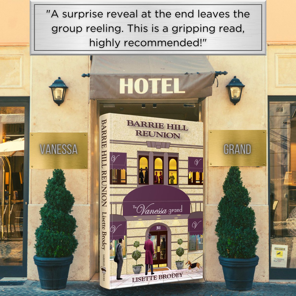 🛎 BARRIE HILL REUNION 🛎

'The character development, much like each scene, is artfully written. I thoroughly enjoyed the dialogue, which offers entertaining banter, and thought-provoking philosophical contemplation.' 🛏🚪

mybook.to/BarrieHillReun… 📙

#LitFic 🔶 #KU