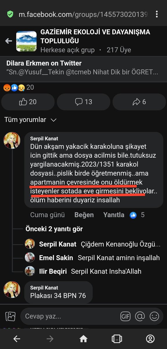 DEVLET ARTIK SORUMLULUK ALMALI‼️ DEVLET AKLI ARIYORUZ‼️

Facebook, Twitter, Instagram’da organize çeteler tarafından kesilmiş videolarla her gün “hayvan düşmanı” şeklinde hedef gösterilen vatandaşlardan sadece biri hakkında yapılan yorumlar… Başıboş #KöpekleriToplayın ve bu…