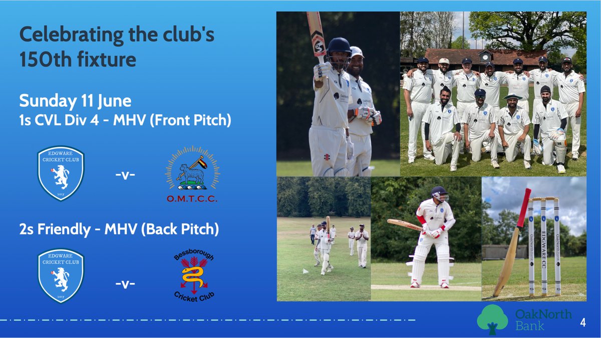 Edgware Cricket Club tweet media