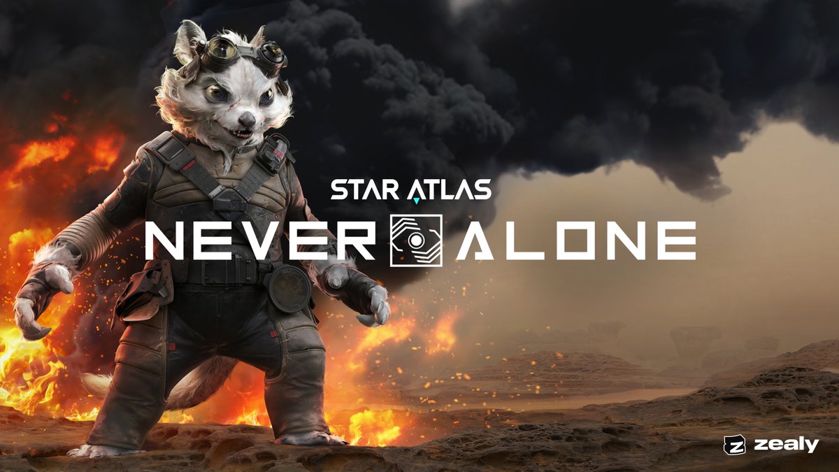 TabDume's tweet photo. Star Atlas and the Never Alone Campaign the beginning of the future has begun! https://t.co/nS5Bcv7BQc