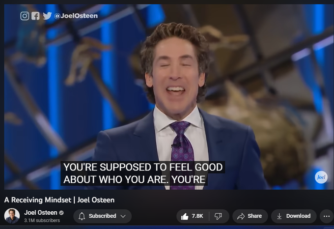 220,838 views  5 Jun 2023  LAKEWOOD CHURCH
God has blessings prepared for you, but you have to be willing to receive them. Allow yourself to receive His promises. 

🛎 Subscribe to receive weekly messages of hope, encouragement, and inspiration from Joel! http://bit.ly/JoelYTSub

Follow #JoelOsteen on social 
Twitter: http://Bit.ly/JoelOTW 
Instagram: http://BIt.ly/JoelIG 
Facebook: http://Bit.ly/JoelOFB

Thank you for your generosity! To give, visit https://joelosteen.com/give