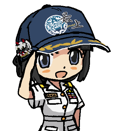 「くっけん広場にお立ち寄りの際は宜しくお願い致します。 /(⁠‾⁠▽‾⁠)」|銀時＠提督のイラスト
