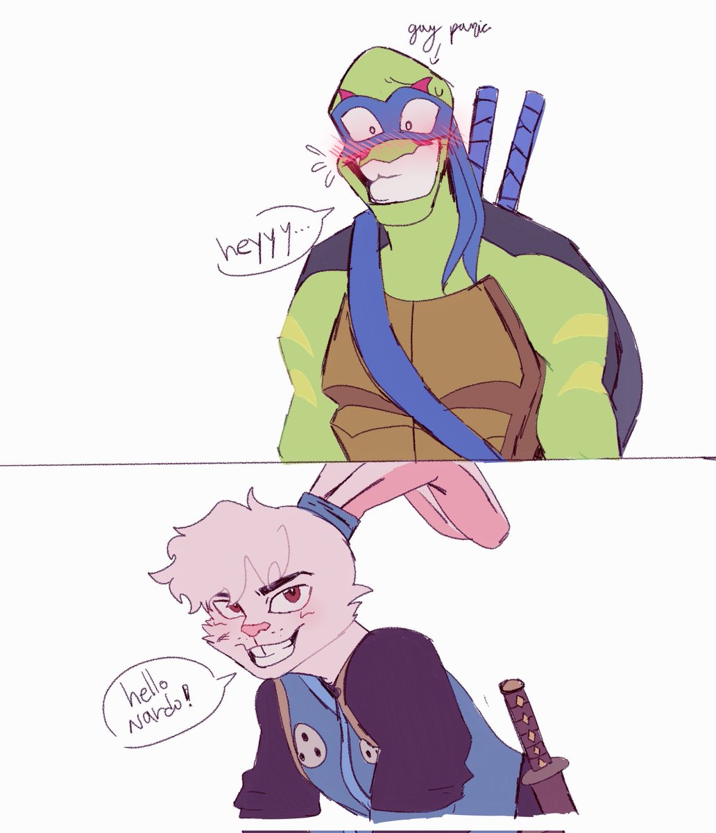 Hey! I have been drawing some stuff so I feel it's time to post em!
#leosagi #TMNT #rottmnt #Leonardo #usagiyuichi #fanart #LGBTQ