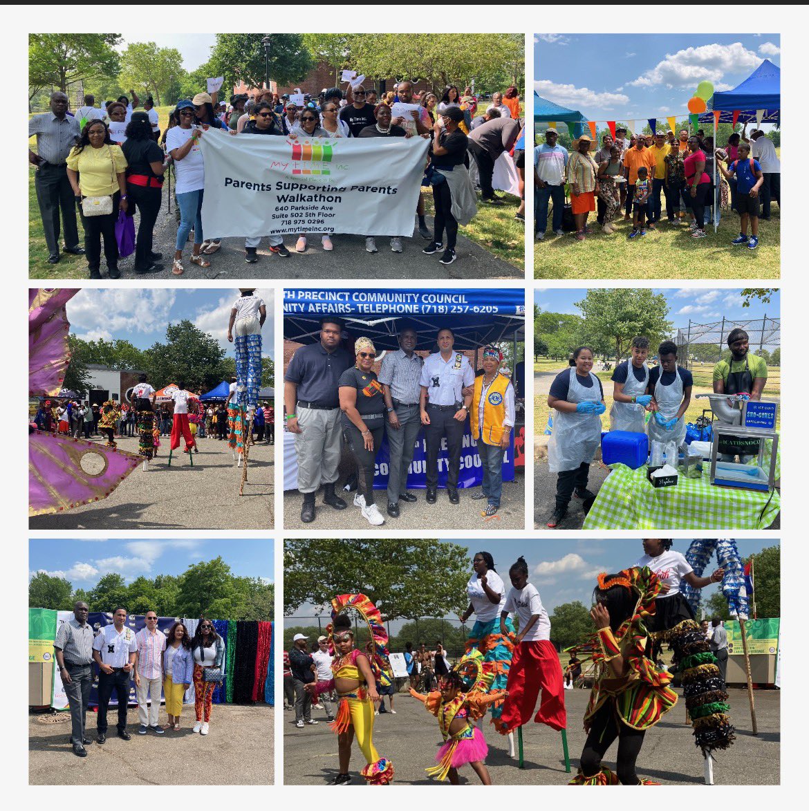 NYPD69Pct's tweet photo. What a wonderful day of celebration!!! Today we celebrated Juneteenth Caribbean heritage, MyTime walkathon & 69 clergy family fun day. Thank you to our Community Affairs Officer, Auxiliary officers, Explorers, YCO’s & everyone who came out and made this an enjoyable day. #Pbbs https://t.co/ezrPCD1i9p