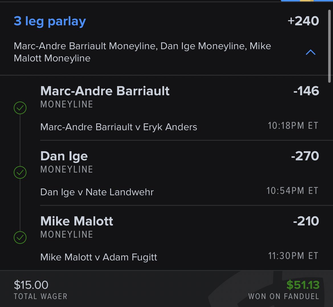 Easy +246 for the UFC side #UFC289 #fanduel https://t.co/2v5gh2ZiN3