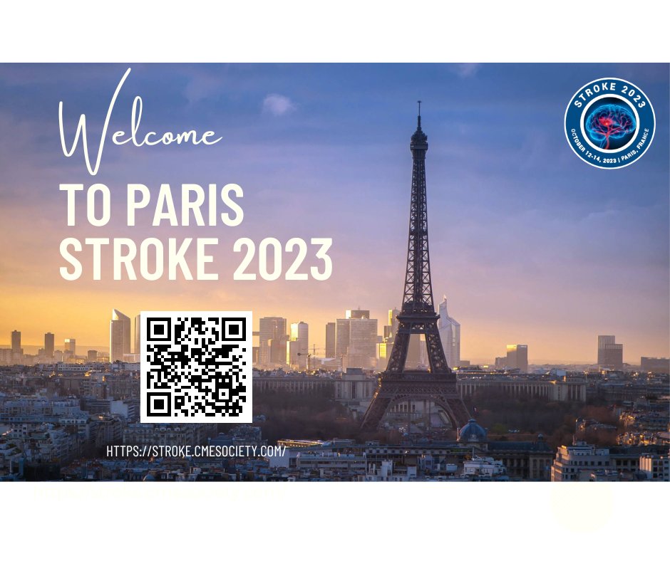 stroke2023event's tweet image. Gather in the captivating city of #Paris for the #Stroke 2023. Immerse yourself in the latest advancements, forge #global collaborations, and embrace the art of healing minds 🥰
Visit: stroke.cmesociety.com/conference-bro…
#stroke #cardiology #neurology #neuroscience #urology