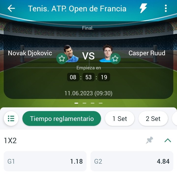 TimbaSinManchas's tweet photo. Admin se va de joda así que les dejo las timbas para la final de mañana de #RolandGarros https://t.co/Z9VjXgFA91