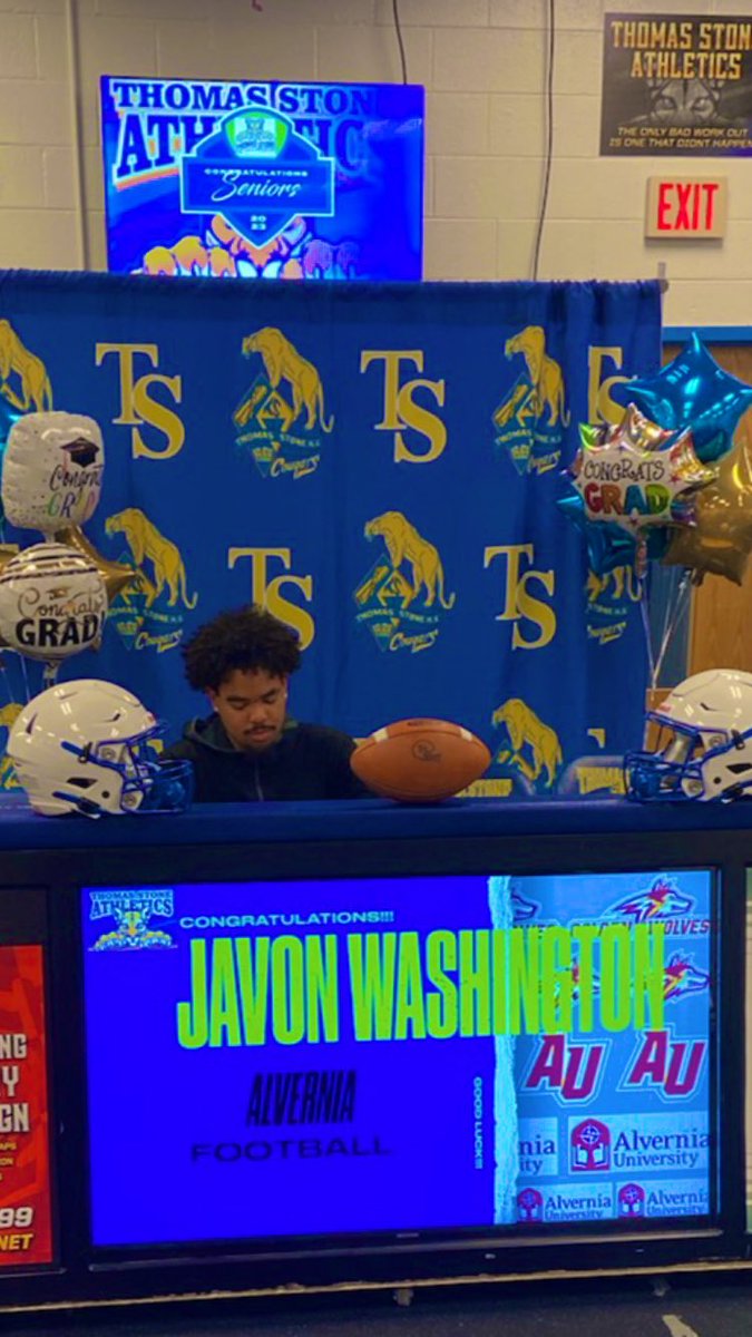 Ill be attending the next four year at Alvernia University 💛❤️ @CougarTshs <a href="/mortonjoe/">TSHS Career Center</a> <a href="/CougarsTSHS/">Thomas Stone HS</a> <a href="/stone_football/">Stone Football</a> 
<a href="/AlverniaFB/">Alvernia Football</a>