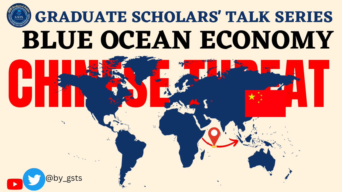AjayGup43's tweet photo. INDIAN OCEAN HAS BEEN A SEA OF OPPORTUNITY FROM ANCIENT TIMES. Today at GSTS our speaker is going to talk about the potential of Blue Ocean Economy and how it could transform India with right Policies.
Link-https://t.co/HuUqt3Joxo
Timing-5PM,sunday 11 june.
#WTCFinal 
#Australia https://t.co/HQCA7tOwG4
