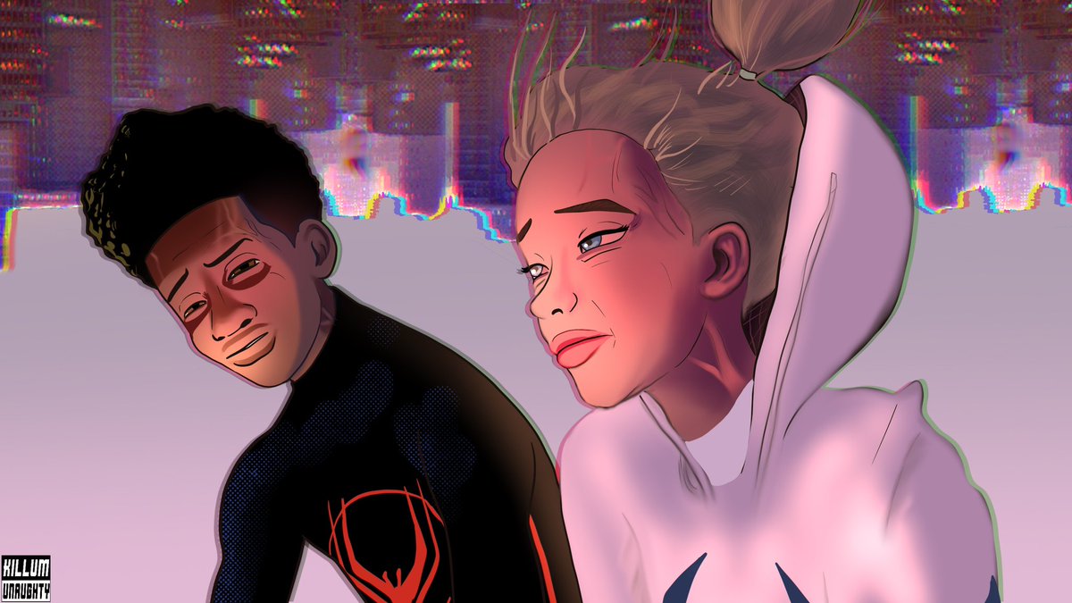 Killumunaughty's tweet photo. Did anyone else think this or just me? 😂 #AcrossTheSpiderVerse #upsidedown #MilesMorales https://t.co/gDDhgO4UuH