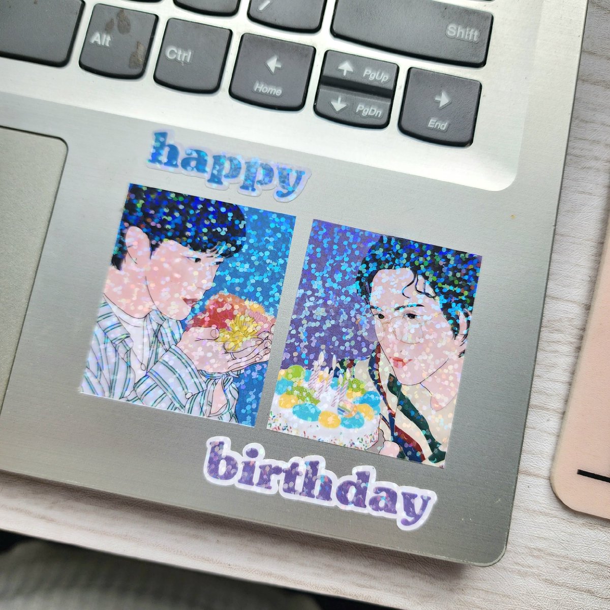 The stickers are waterproof, kaya pwede nyo ilagay sa tumblers ❤️