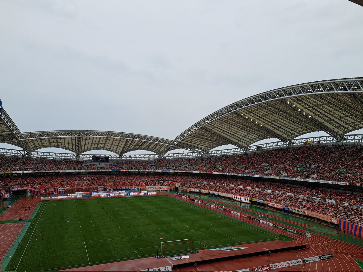 サッカーアルビレックス
京都戦
雨
S席
風が少し強い