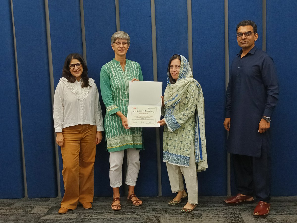 Thanks to @CEJatIBA
For this Opportunity
The CEJ  and Friedrich Naumann Foundation for Freedom - Pakistan workshop on 'Investigative Journalism-How to Report Governance and Accountability' in Islamabad
#CEJatIBA #FNFPakistan  #investigativejournalism  #governance  #accountability