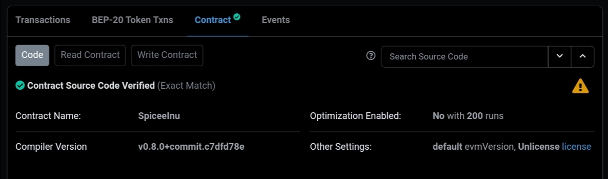 SpiceeInu's tweet photo. After thoroughly testing smart contracts on the BSC testnet, we are now prepared to deploy the smart contracts on the BSC mainnet. Furthermore, the Spicee Inu tokenomics will soon be unveil. https://t.co/Rnq0DntYRZ