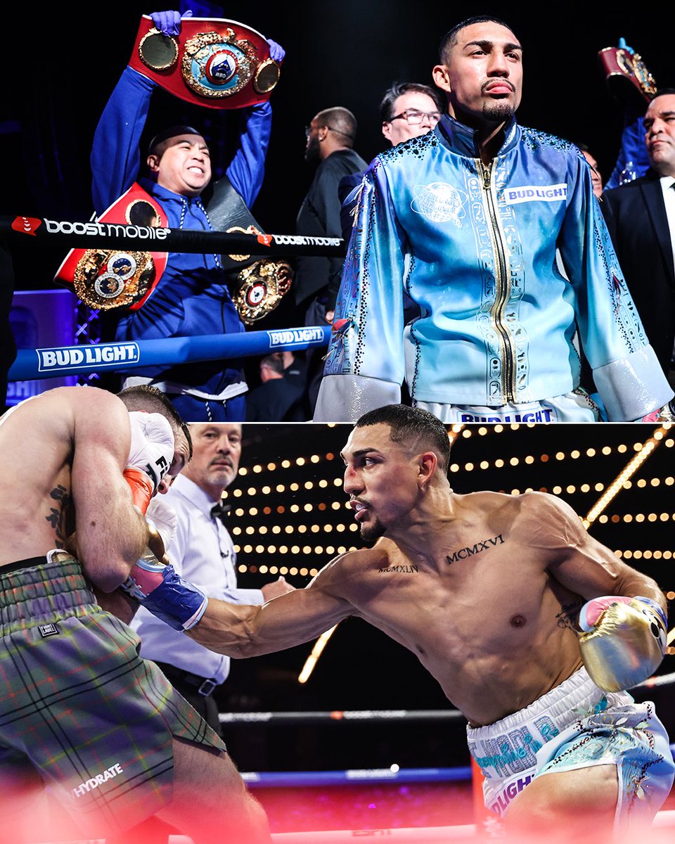 AND NEW!

<a href="/TeofimoLopez/">Teofimo Lopez</a> said he was going to TAKEOVER the 140-pound division and he backed it up with a win over undefeated former undisputed champ Josh Taylor. #TaylorLopez