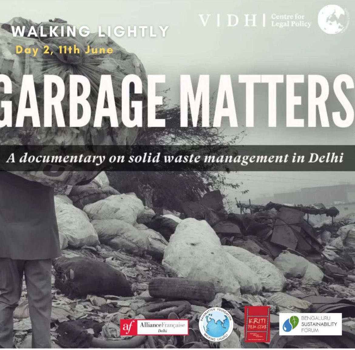 Good morning Delhi! Come spend your Sunday @alliancefrdelhi watching environmental documentaries, including one about the city by @Vidhi_India #WalkingLightly