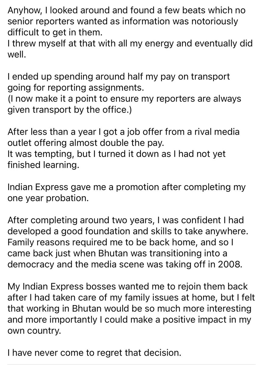 TenzingLamsang's tweet image. Professional Advice for young graduates.