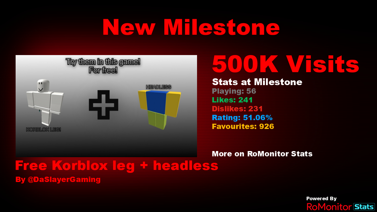 Free korblox and headless? in 2023