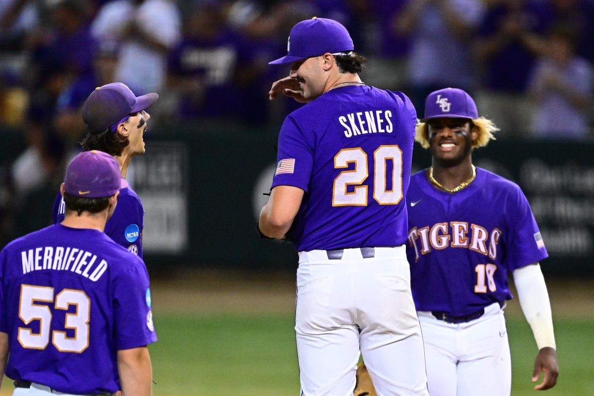 LSUbaseball's tweet image. More than America's Ace, he was ours 💜

@Paul_Skenes | #ThePowerhouse