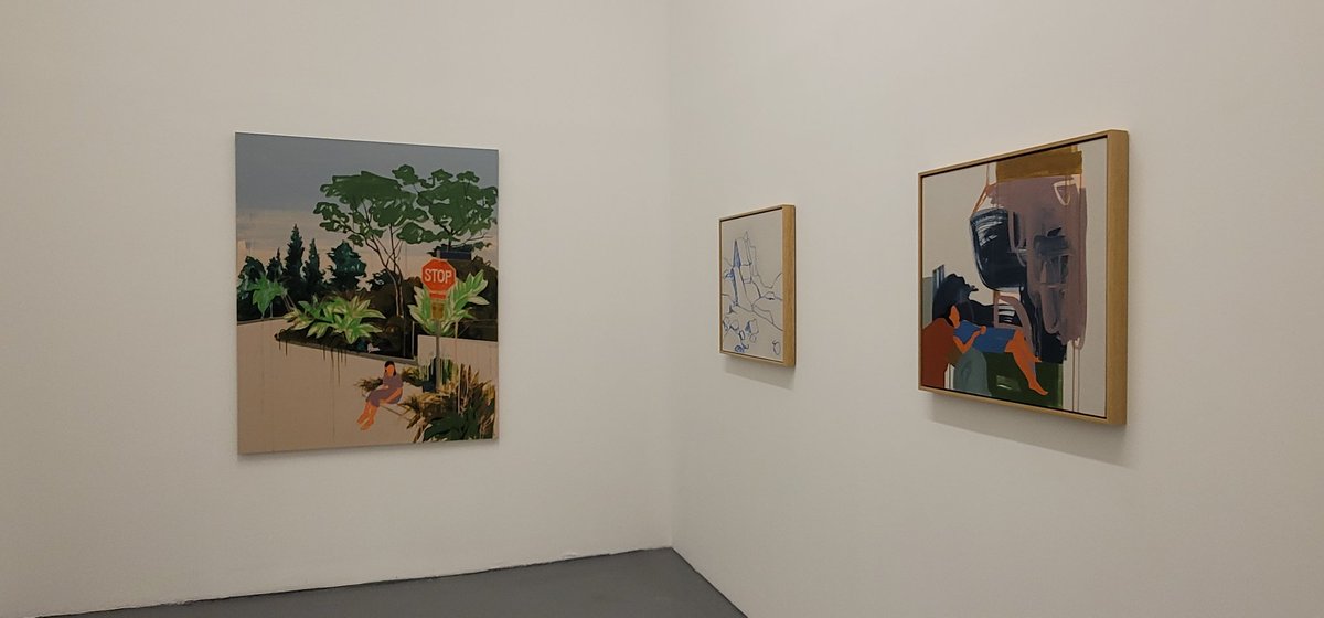 XJ_0_'s tweet photo. I recently visited the #HashimotoContemporary in lower Manhatten for the premier of #SeonnaHong's newest gallery.
Ms. Hong was the background artist for #MyLifeasaTeenageRobot.
She is as friendly and kind as she is skilled. https://t.co/eZmzV5YbN4