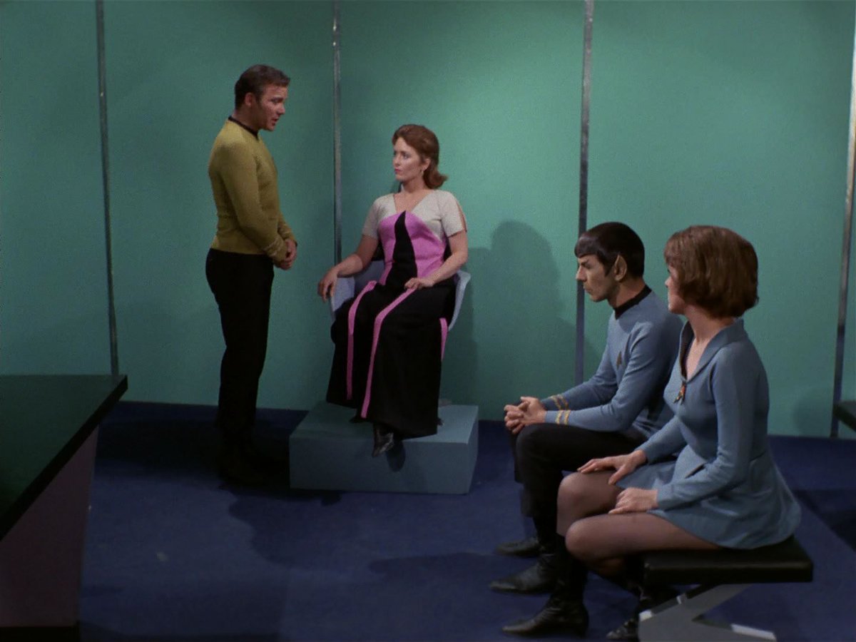 This scene feels like they broke down the rest of the set and had to do this in an office with chairs they found. #TOSSatNight