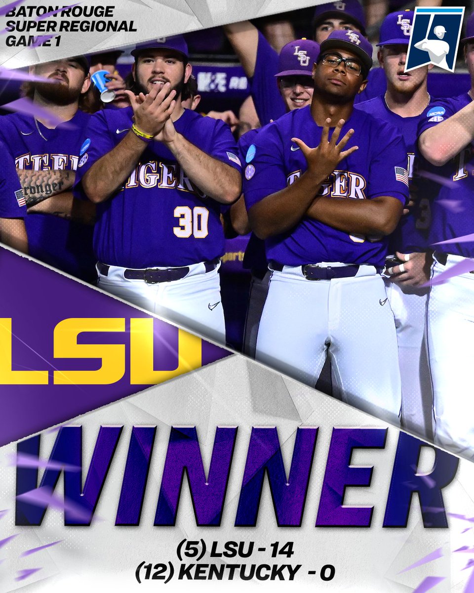 NCAA Baseball on Twitter "The Tigers explode for 14 and take game1 in
