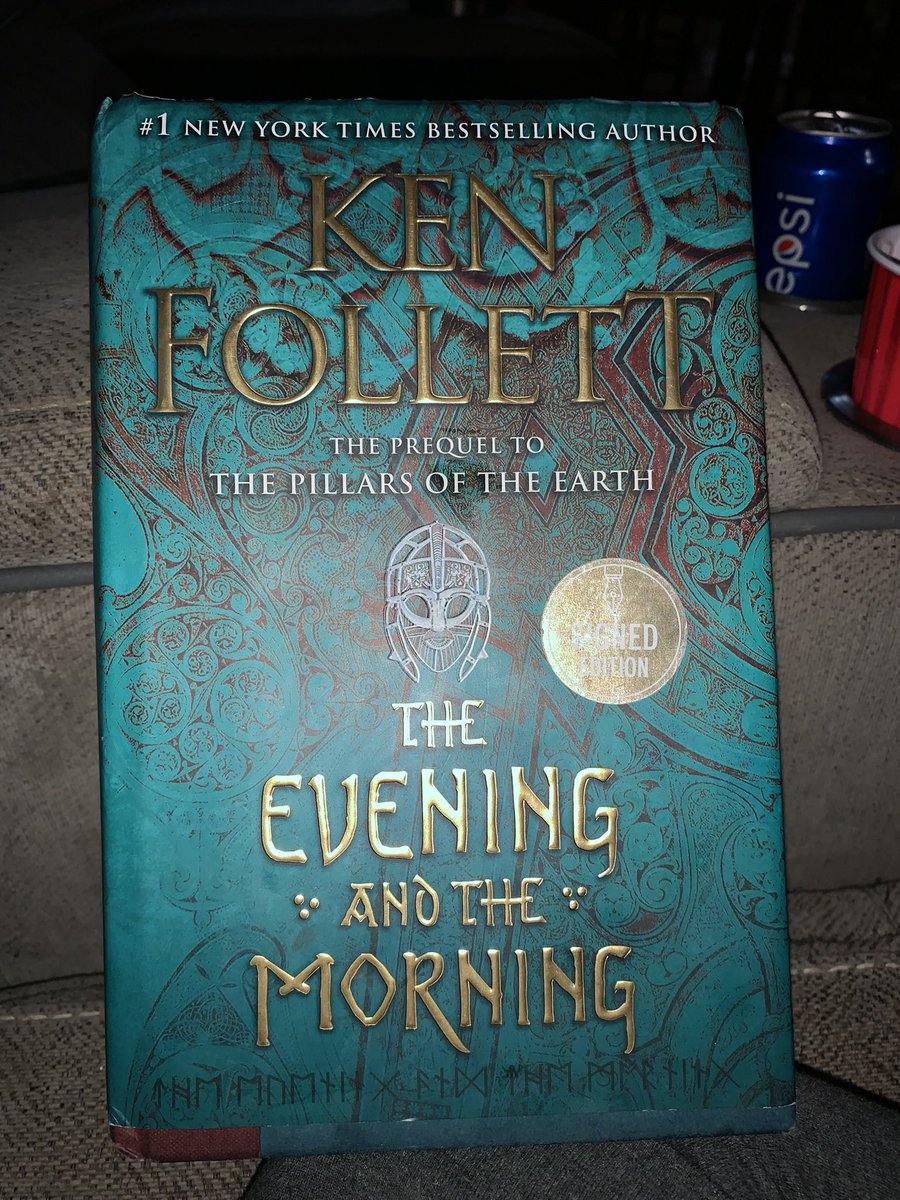 CaliRebelHeart's tweet photo. Never has this happened. I am so deep into #EveningandtheMorning I’ve read the entire series. As I’m reading it SKIPS! I’ve had this #signedEdition @KenFollettSpain @kenfollettauthor - what should I do?! @barnesandnoble I bought this from you. Suggestion? https://t.co/hbdHLMf9tI