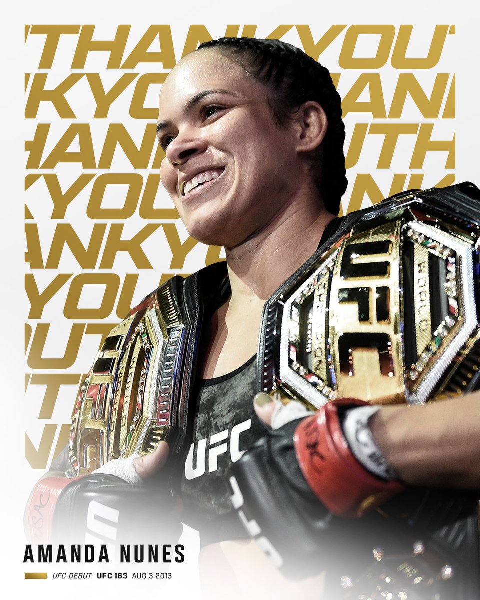 The greatest of all time says goodbye 🏆🦁🏆

@Amanda_Leoa announces her retirement after defending her bantamweight title at #UFC289