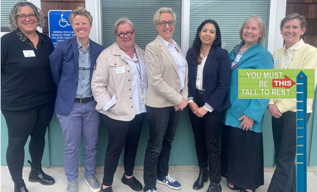 NotTinaKotex's tweet photo. I met today with Clatsop County leaders to discuss the height restrictions that are shortchanging the vertically challenged who need affordable housing.  

It's time to end systemic heightism so all Oregonians can reach their full potential.

#ShortLivesMatter  #ShortPride https://t.co/Dk5VbbfrFo