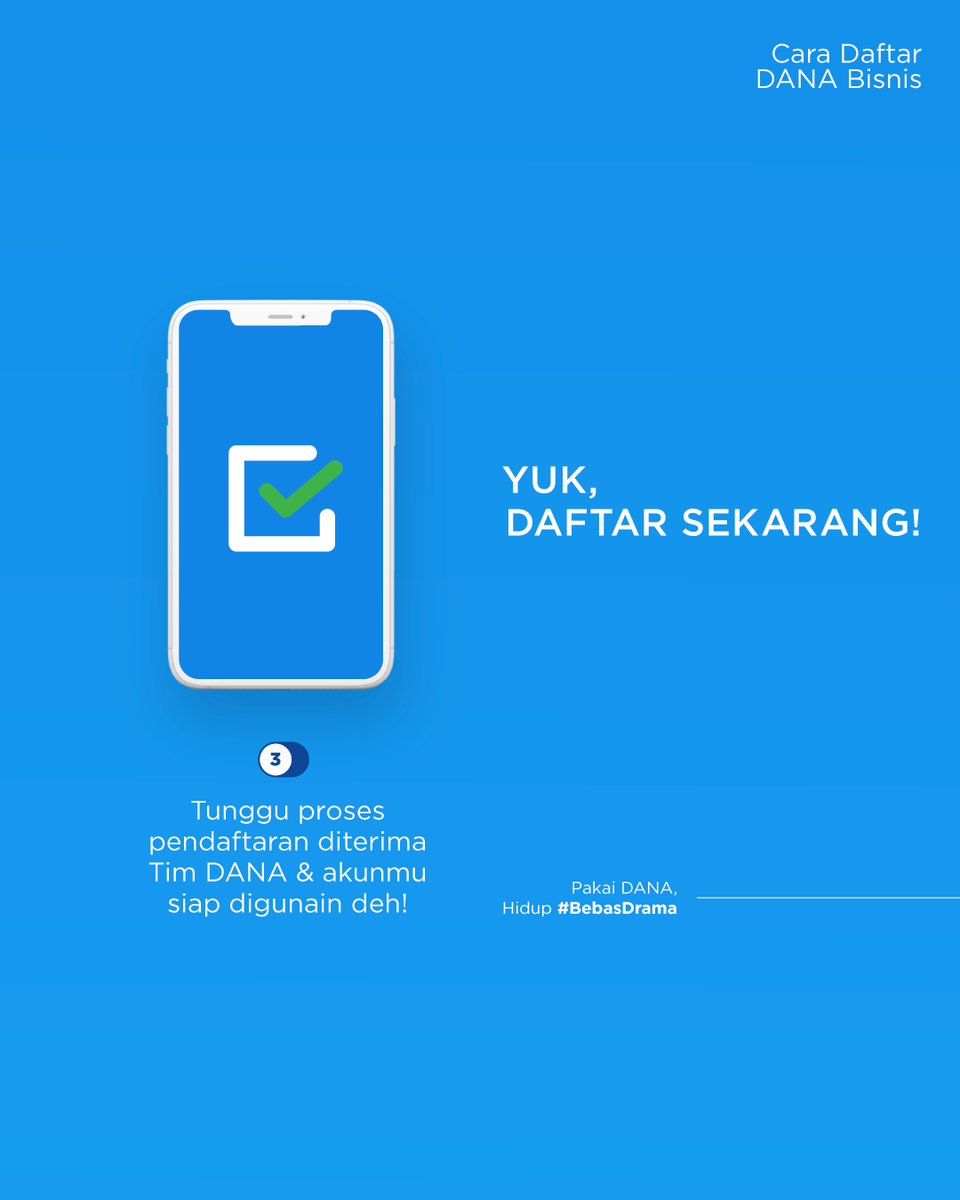 danawallet's tweet photo. Mau mulai bisnis gak perlu ribet. Bikin jadi mudah dan #BebasDrama aja bareng DANA Bisnis! gabungnya praktis dan bisnismu bisa jadi makin eksis 🤩💙 https://t.co/3q5WKmZd3I