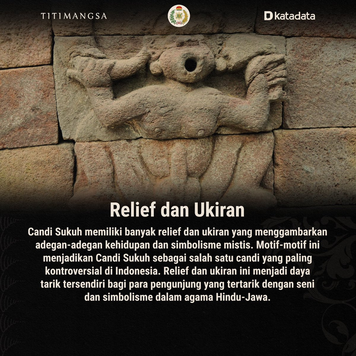 Katadata.co.id on Twitter: "Dengan relief dan ukiran yang menggambarkan