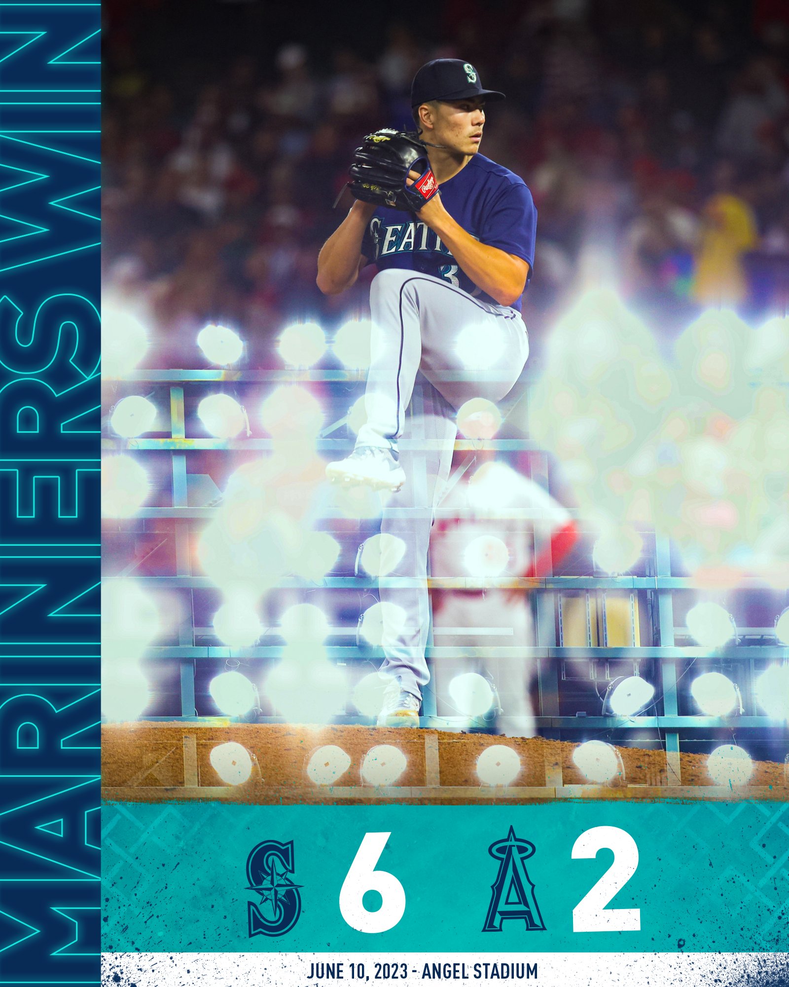 Mariners at Angels / Twitter