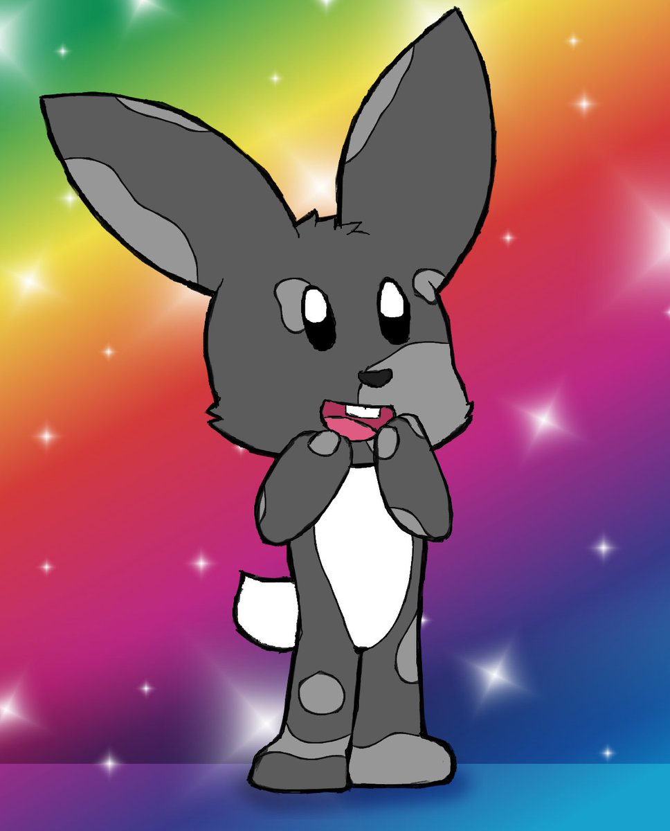 LewdLapine's tweet photo. The neat thing about not being an artist is that I don't have a style. And that means I can just draw in any style... Poorly... Have a chibi rabbit. https://t.co/Xe0DZF6BDs