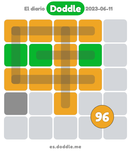 Mari018419861's tweet image. doddle.me #doddle #wordle #palabreja #scrabble