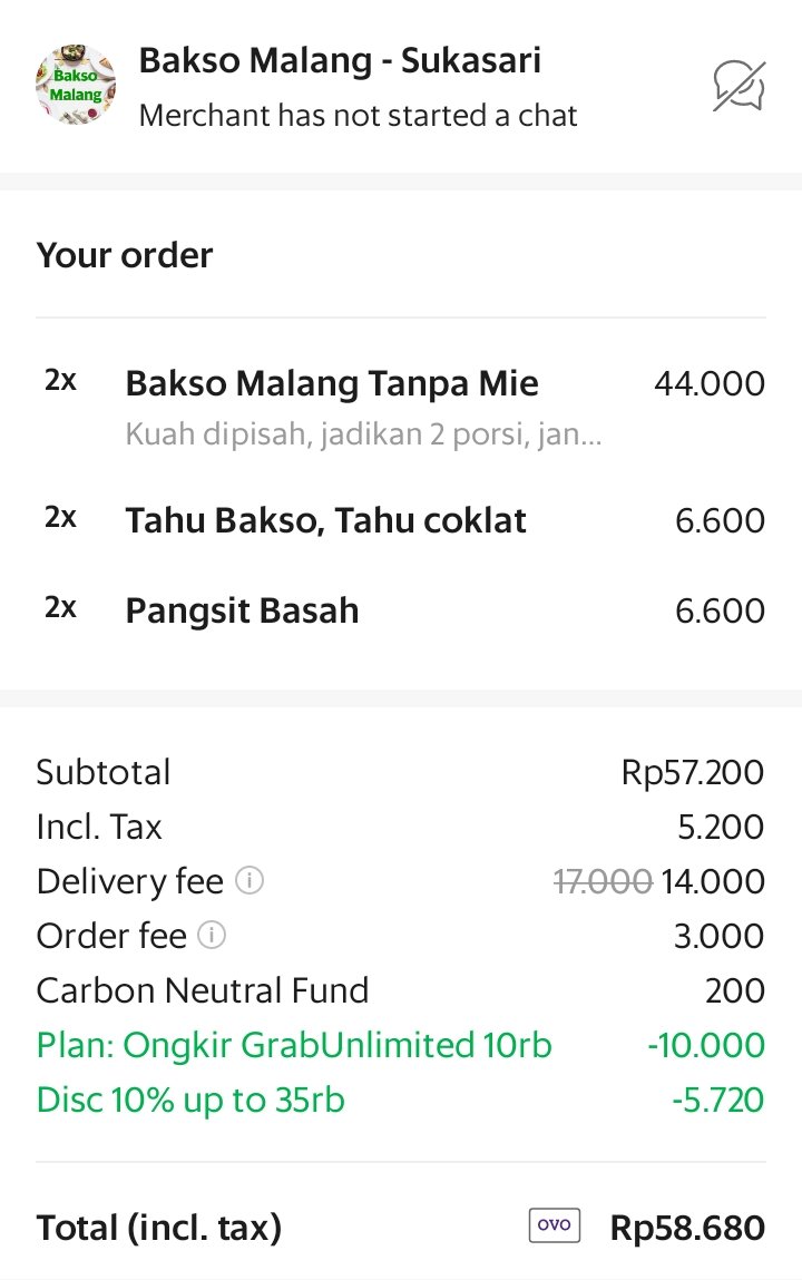 .<a href="/GrabID/">Grab Indonesia</a> Oh sekarang Grab ada Tax 10% ya... Carbon Neutral Fund itu apa ya? Kok tiba tiba ada di totalnya???