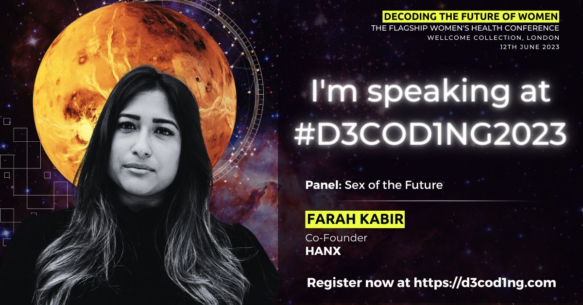 HANX (@hanx_official) on Twitter photo Can we redefine sexual empowerment & intimacy via #sextech? 👀 Tomorrow, our Co-Founder @farahkabs joins @femtechlab toshare insights from our own journey alongside:
⭐️ <a href="/annatheaverage/">Anna 송희 Lee</a>
⭐️ <a href="/thisisntanna/">Anna Butterworth</a>
⭐️ <a href="/charcharscho/">Charlotte Schofield</a>
See you there! shorturl.at/htxK1 #d3cod1ng2023 Can we redefine sexual empowerment & intimacy via #sextech? 👀 Tomorrow, our Co-Founder @farahkabs joins @femtechlab toshare insights from our own journey alongside:
⭐️ <a href="/annatheaverage/">Anna 송희 Lee</a>
⭐️ <a href="/thisisntanna/">Anna Butterworth</a>
⭐️ <a href="/charcharscho/">Charlotte Schofield</a>
See you there! shorturl.at/htxK1 #d3cod1ng2023