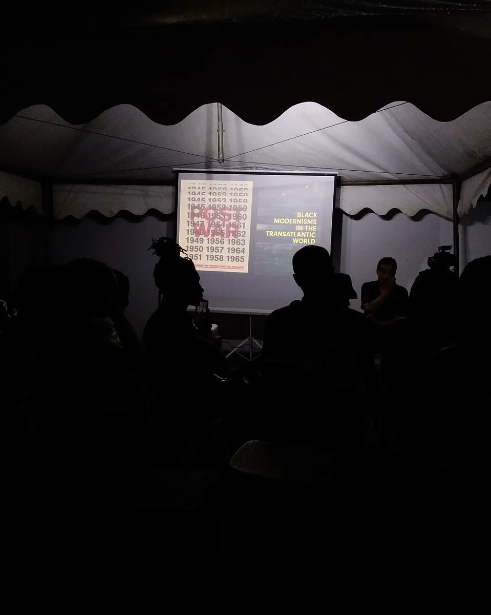 fatsugarments's tweet photo. Finally at @FCA_Ghana and had the pleasure of attending Kobena Mercer's lecture on Darkness at the limits of the visible......
Thanks for the recommendation @Eltayo_Ofosuah
and hopefully next time I get to meet you in person🥰
#fatsugarments #artlectures #fcaghana https://t.co/RAEViDcXqd