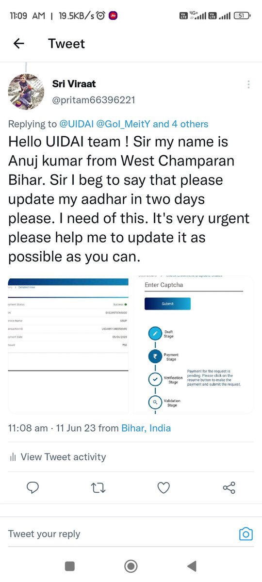 Sri Viraat tweet media