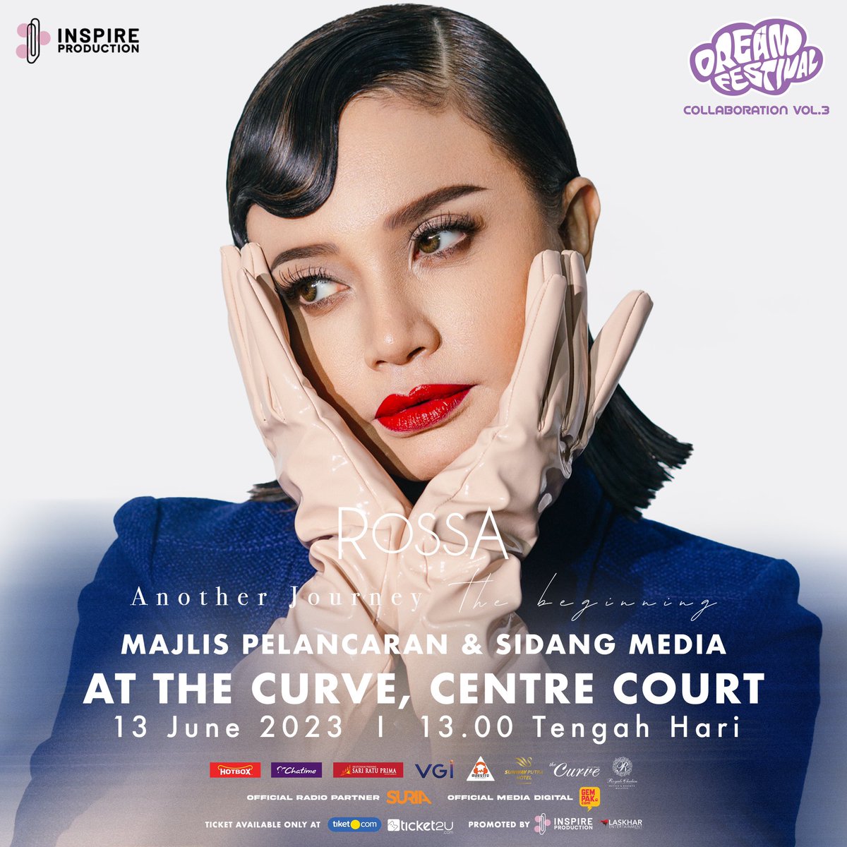 mynameisrossa's tweet photo. Pecinta Rossa Malaysia jangan lupa datang yaa di pelancaran album terbaru aku “Another Journey : The Beginning” di The Curve Mall 💙

Ajak temen-teman kamu sebanyak mungkin.. kerana disana akan banyak kejutan dan hadiah menarik buat kalian.

See u soon tanggal 13 Juni Malaysia 😘🇲🇾