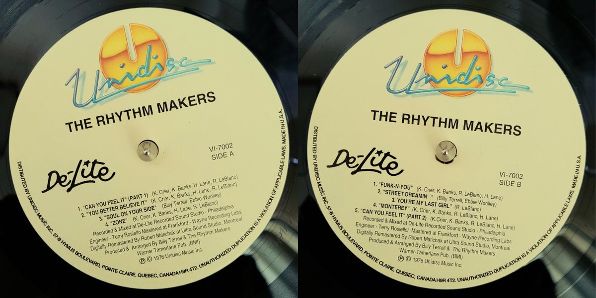 peeanopijloo's tweet image. American funk group from Bronx, New York City.
First formed in 1968 as Sabu &amp;amp; The Survivors, renamed to #GQ around 1978, just to come back as 'The Rhythm Makers'.

Label: #Unidisc – VI-7002, #SolidRecords – LP SOLID-0005
Format: #Vinyl #LP #Reissue #Remastered 

#vinylrecords