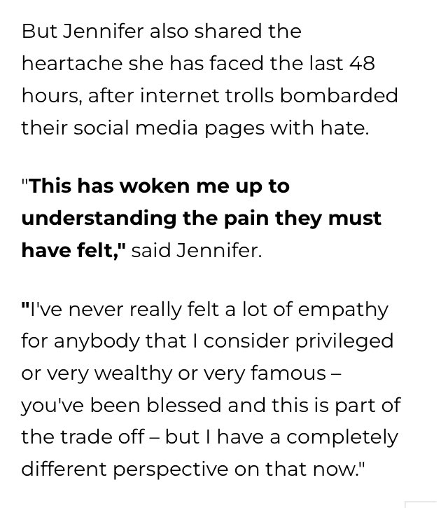 After being attacked by Kate Middleton & prince William's fans for gifting Archie a bike for his birthday, the Bike shop owner Jennifer said, 
'This has woken me up to the pain they must have felt'

Derangers are good at making people understand the hate Harry and Meghan go thru.