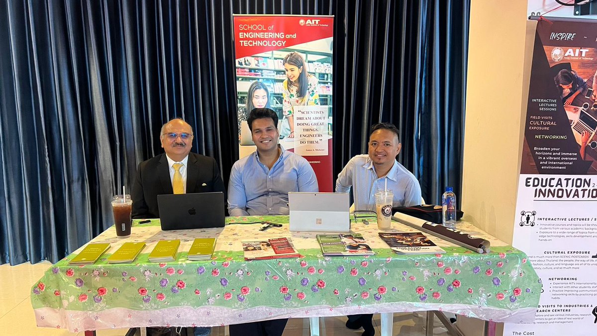 nitingis's tweet photo. Education and Career Guidance 2023 organised by Thai Tamil Sangam (11 June 2023) Special Degree Program Asian Institute of Technology and IIT Alumni Thailand participated. A great event for our future professionals https://t.co/i1YtwmCDKm