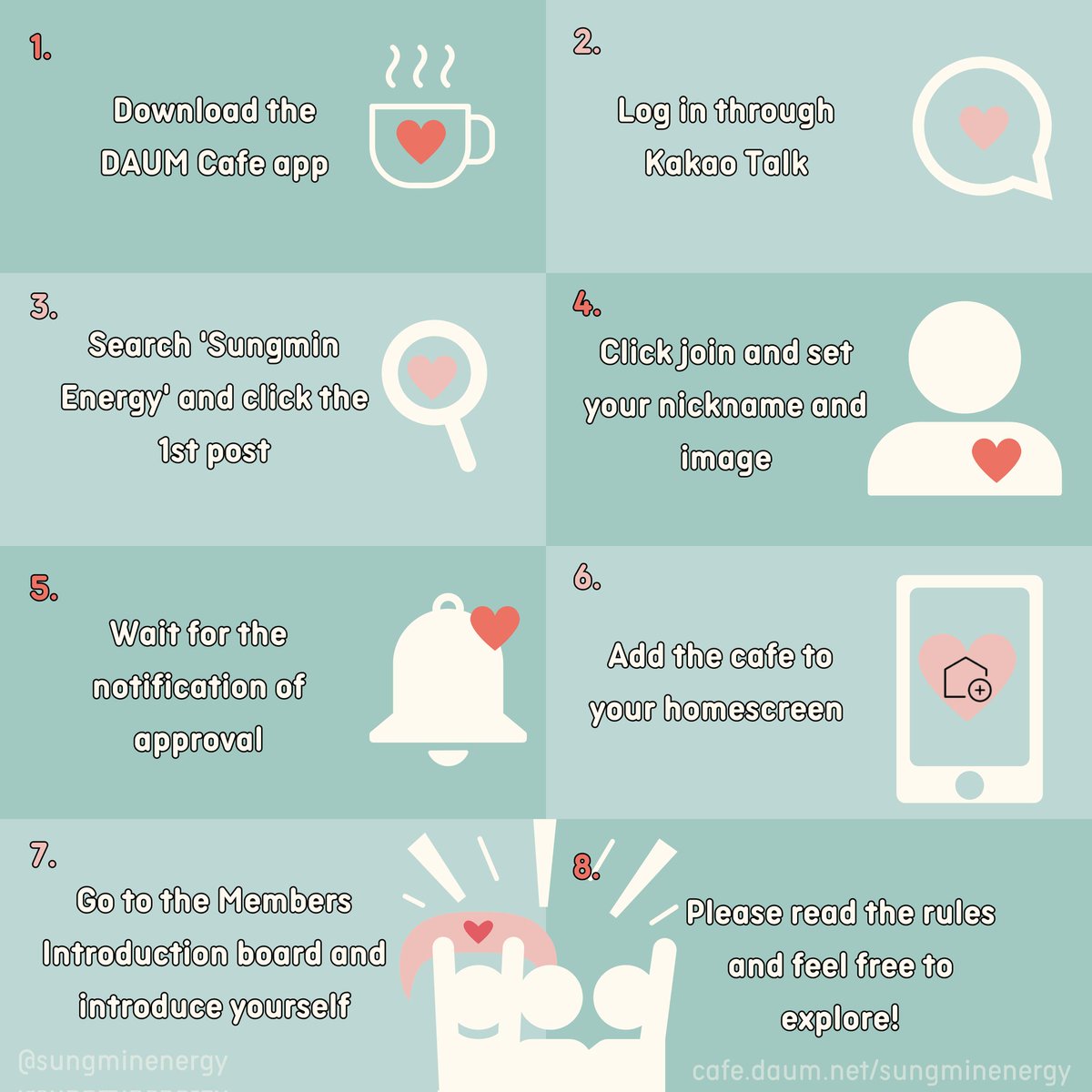 🔔 NEW! Hello! The DAUM fancafe of trot Singer "Sungmin" [#SungminEnergy] has opened! 🌱

⚡️Cafe link:  cafe.daum.net/sungminenergy
Welcome to the official Twitter account of the fancafe! 
Please come to the cafe and cheer for <a href="/LIU_Sungmin/">성민 SUNGMIN</a>! Please participate a lot!✨

#SUNGMIN #성민