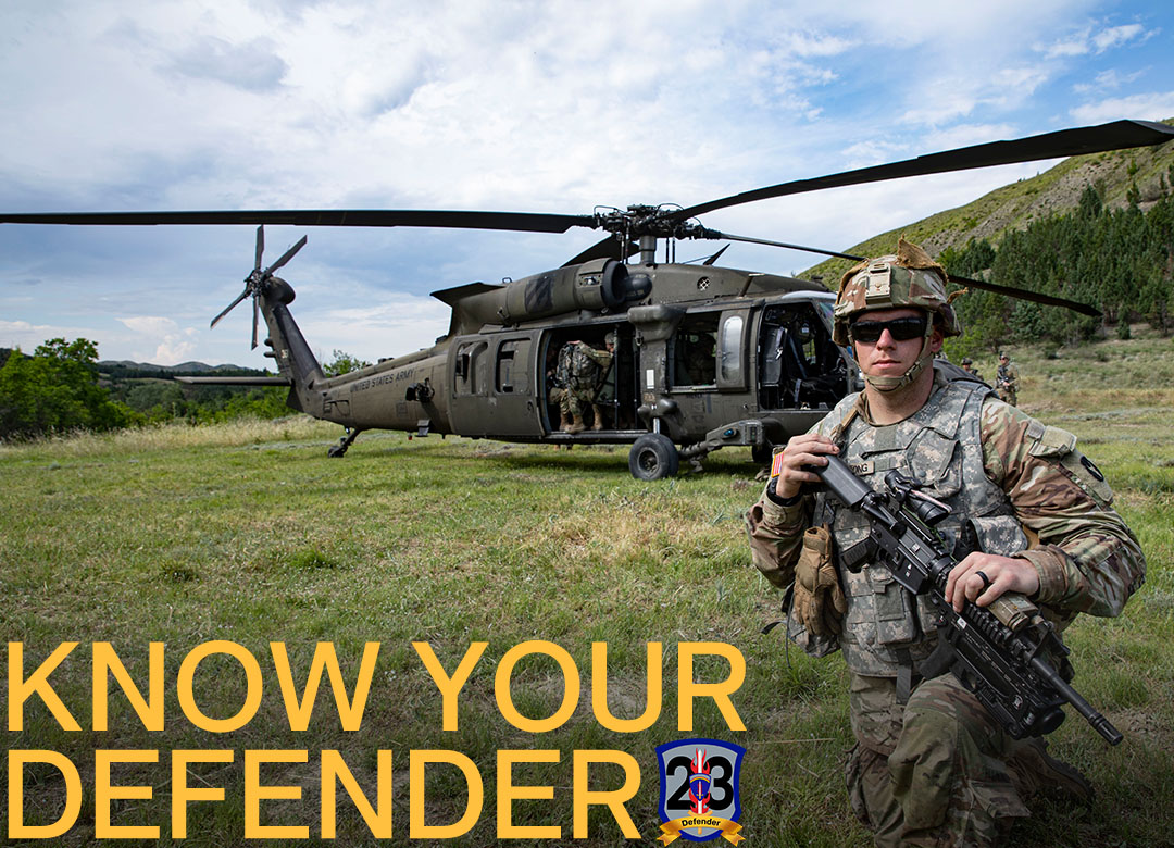 USArmyEURAF's tweet image. #KnowYourDefender 

Meet Pfc. Joseph Birdsong with 2nd Battalion, 135th Infantry Regiment, @MNNationalGuard.

Birdsong recently participated in the #DefenderEurope exercise #ImmediateReponse 23, with our @NATO #Allies in North Macedonia.

#WeAreNATO #MakingaDifference
