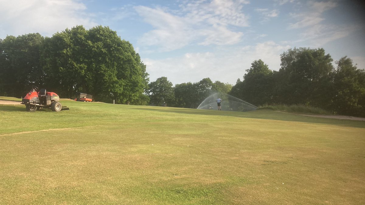 Hard at work preparing for today