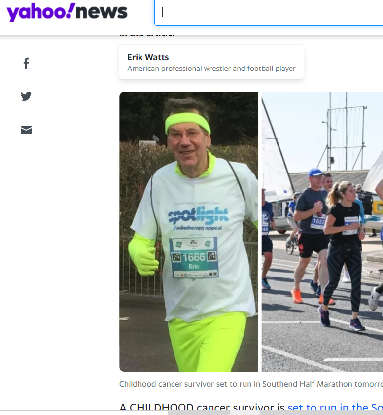 EricWat25848450's tweet photo. From my neighbourhood:  
This morning I shall run the Southend half Marathon for new Radiotherapy equipment 110000422.htmlhttps://nextdoor.co.uk/p/tNb7s5xQ-MkP?utm_source=share&amp;extras=MTc1OTIyMDI5NTA5NDA%3D https://t.co/dpp25XlXDt