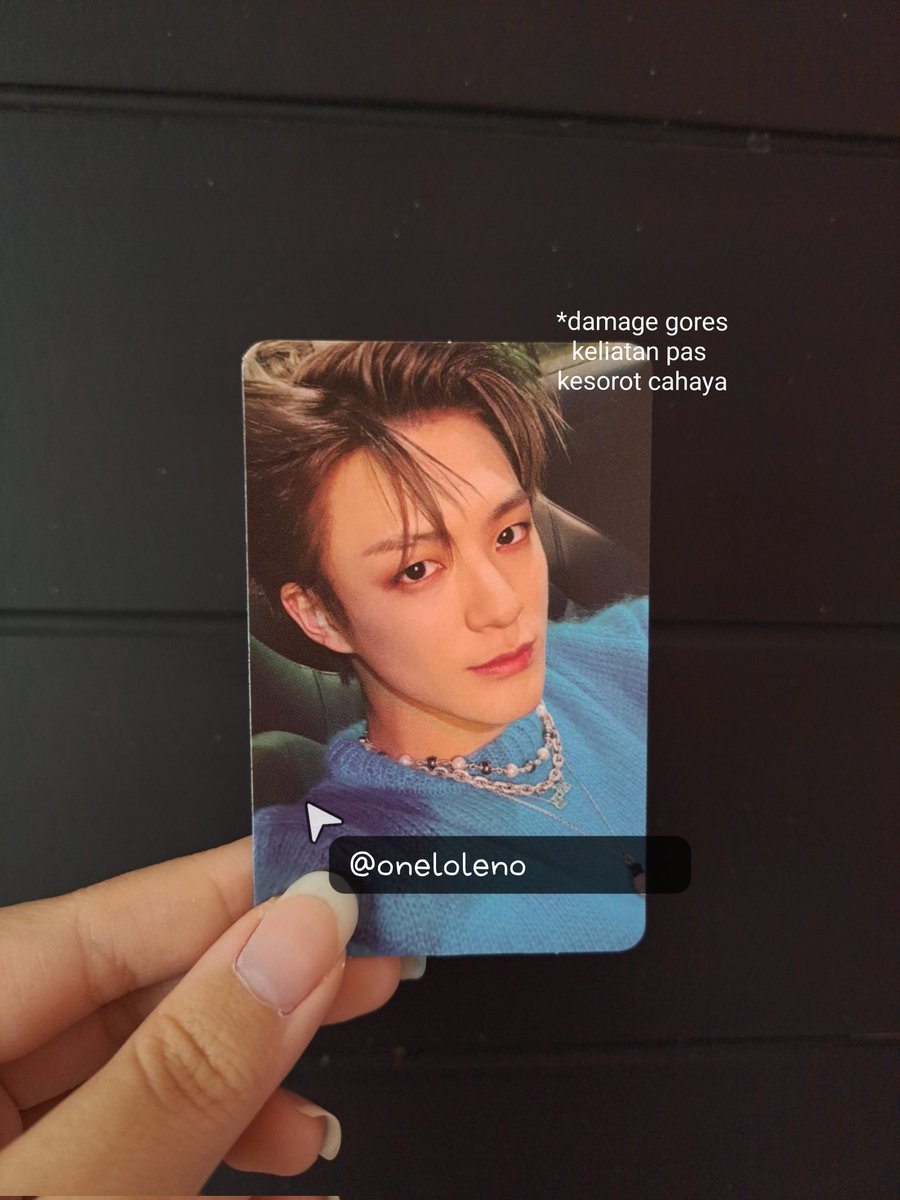 🎀WTS🎀

Jeno Dreaming

🛒co by 🍊
💸75.000 (incl packing)
📦double innersleeve, toploader, grey/yellow board, bubble mailer, polymailer.
✔️freebies
✔️keep event
🖇vidcon: drive.google.com/file/d/1qUZ8G1…
📍Sby, Jatim

🏷 wts want to sell jeno nct dream pc photocard ina