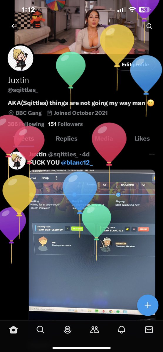 Why are all these balloons on my screen?